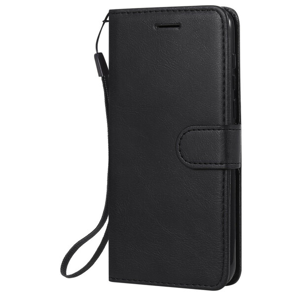 Huawei Y5p Leather effect case with strap