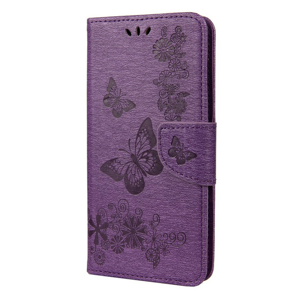 Huawei Y6p Case Only Butterflies with Strap