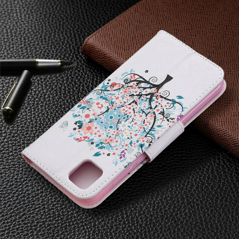 Cover Huawei Y5p Flowered Tree