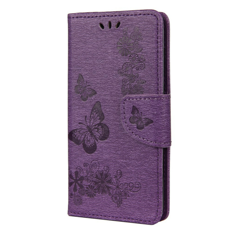 Huawei Y5p Case Only Butterflies with Strap