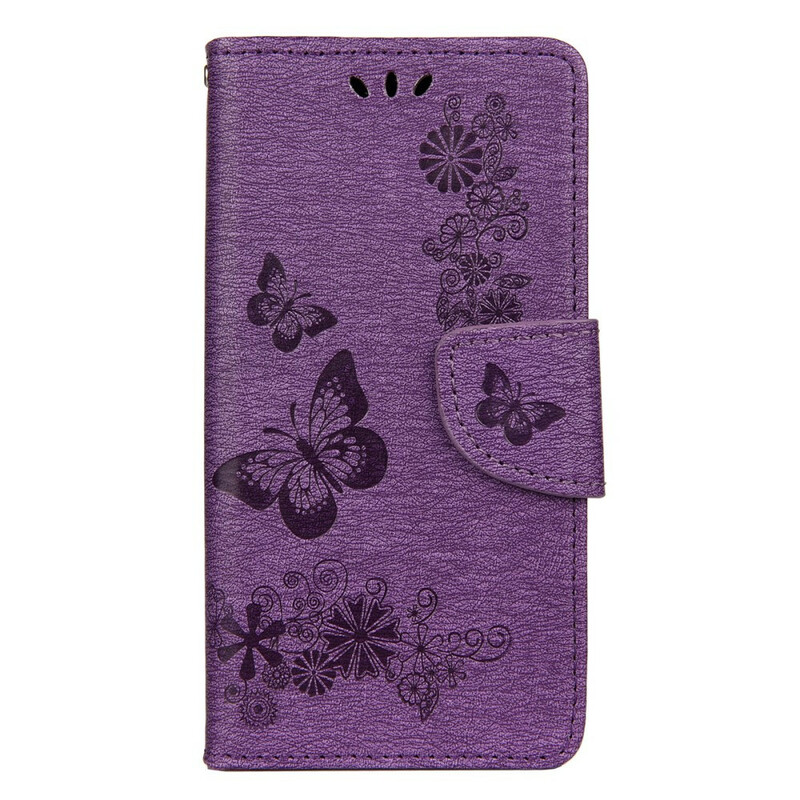 Huawei Y5p Case Only Butterflies with Strap