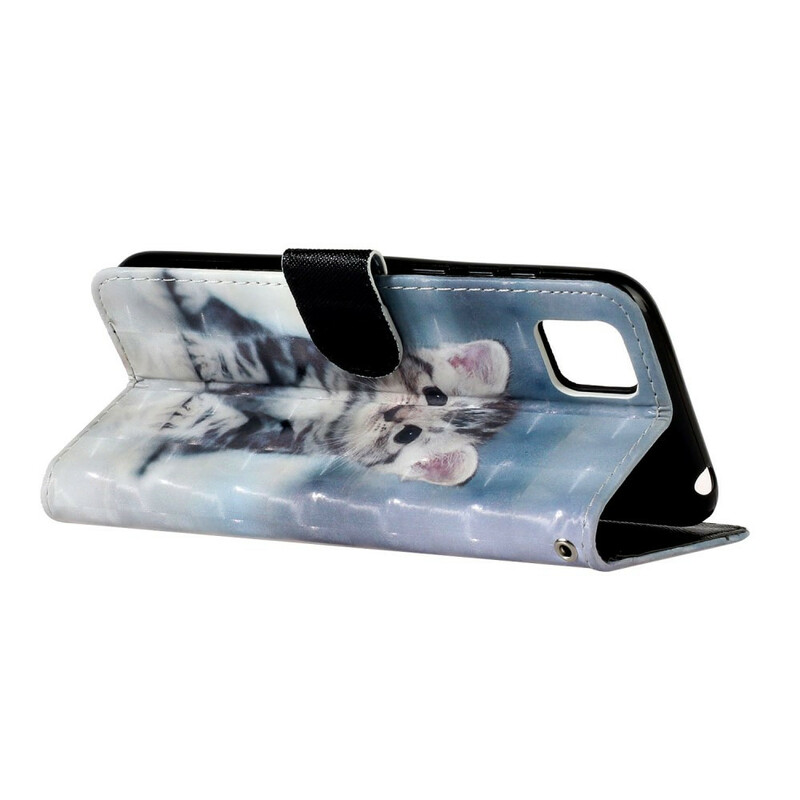 Huawei Y5p Kitten Light Lanyard Case