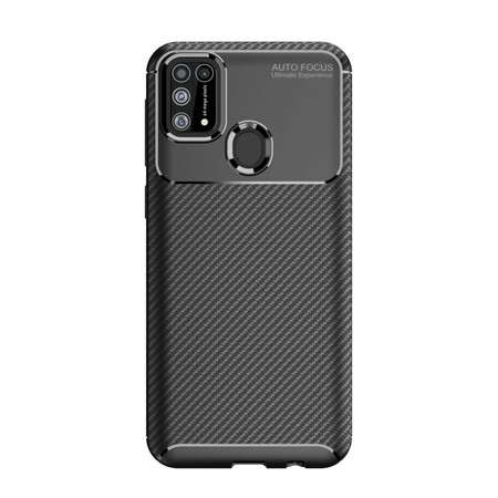 Samsung Galaxy M31 Soft Case Carbon Fiber Texture