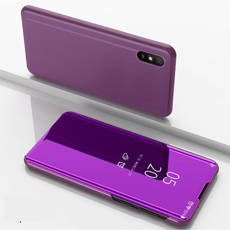 View Cover Xiaomi Redmi 9A Miroir et Simili Cuir