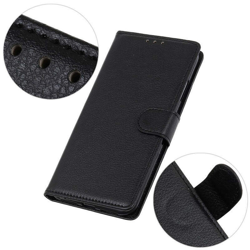 Cover Xiaomi Redmi 9A Effet Cuir Lychee Premium