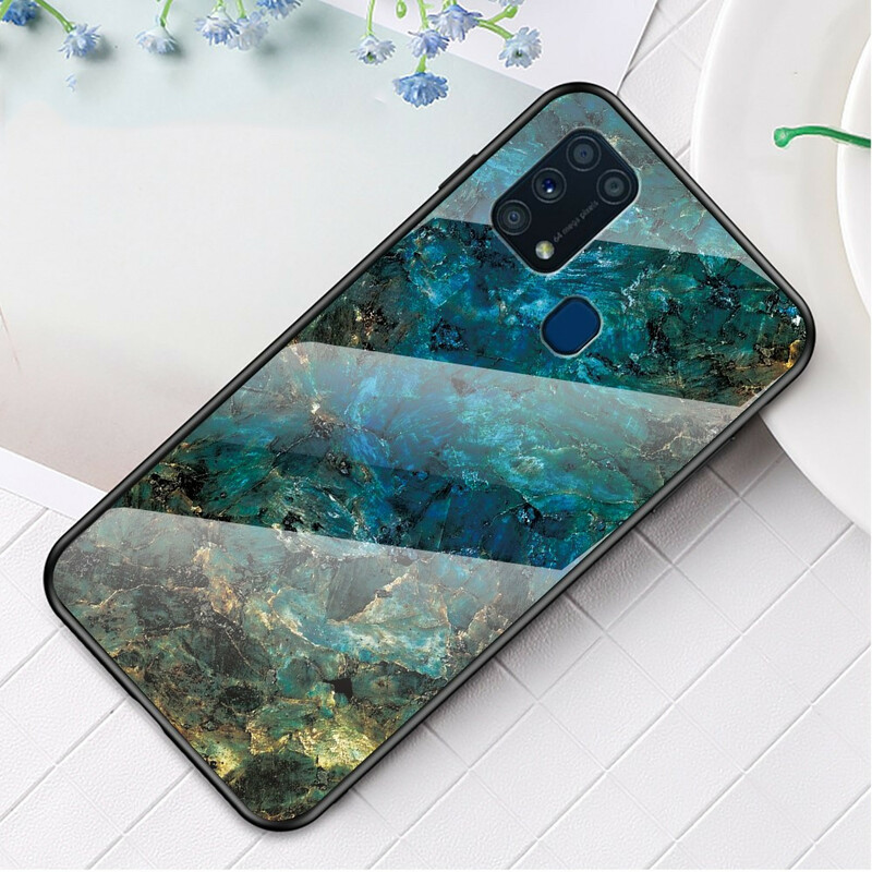 Samsung Galaxy M31 Premium Color Tempered Glass Case