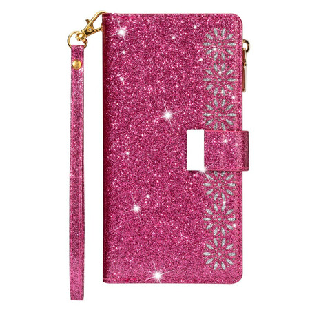 Samsung Galaxy Note 20 Glitter Wallet Zip Case