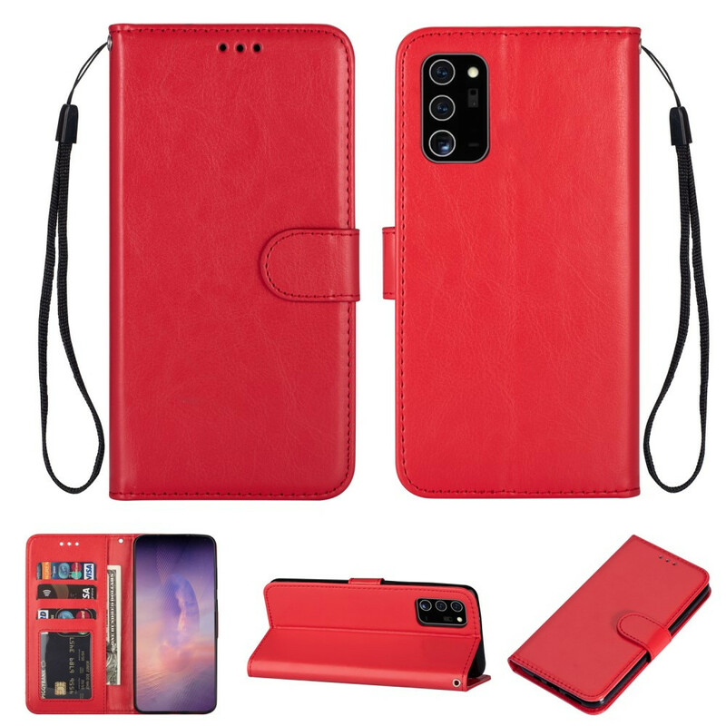 Samsung Galaxy Note 20 Solid Color Series Case with Strap