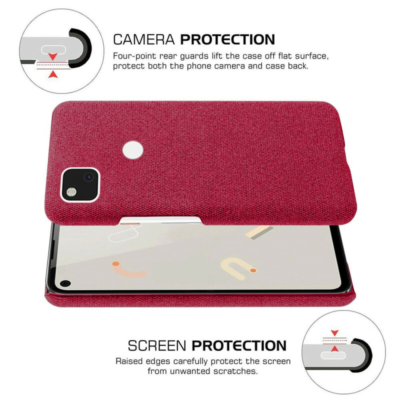 Google Pixel 4a Case Fabric Texture KSQ