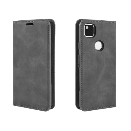 Flip Cover Google Pixel 4a Soft Leather Effect Silk