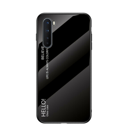 OnePlus Nord Case Tempered Glass Hello