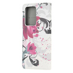 Cover Samsung Galaxy Note 20 Ultra Tropical Flowers
