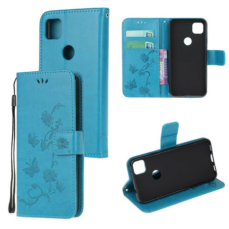 Google Pixel 4a Butterflies and Flowers Case