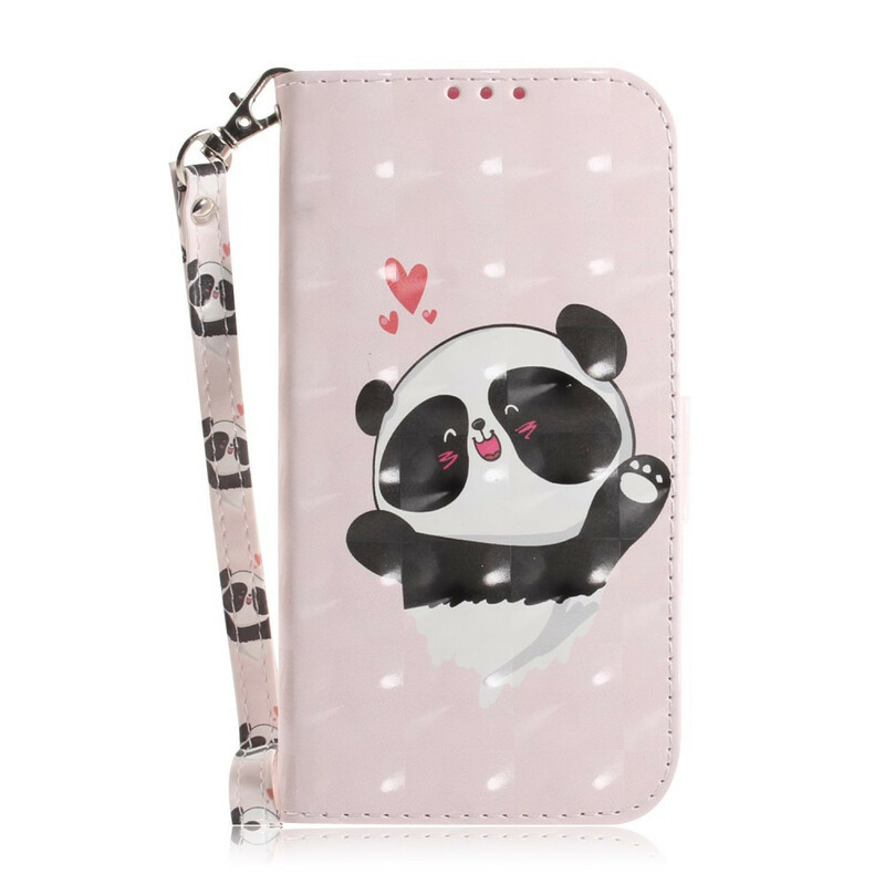 Xiaomi Redmi Note 9 Panda Love Strap Case