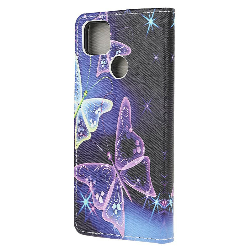Xiaomi REdmi 9C Neon Butterfly Case
