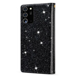 Samsung Galaxy Note 20 Ultra Glitter Wallet Zip Case