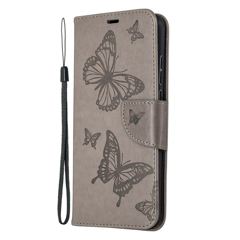Honor 9X Lite Butterflies and Oblique Flap Case