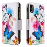 Honor 9X Lite Zipper Pocket Butterflies