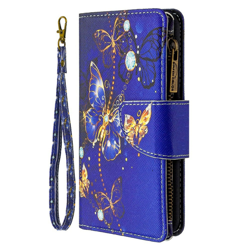 Honor 9X Lite Zipper Pocket Butterflies