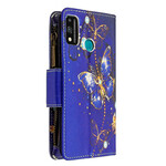 Honor 9X Lite Zipper Pocket Butterflies