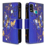 Honor 9X Lite Zipper Pocket Butterflies