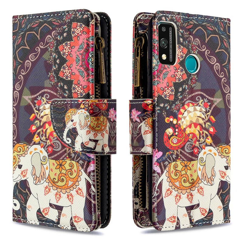 Honor 9X Lite Zipper Pocket Elephant