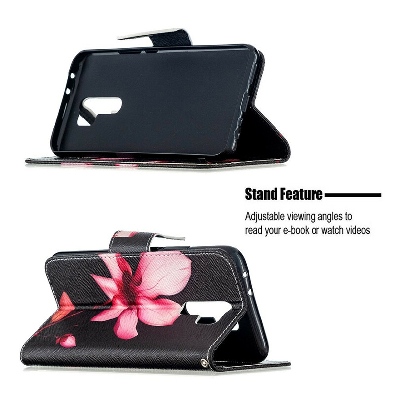 Xiaomi Redmi 9 Pink Flower Case