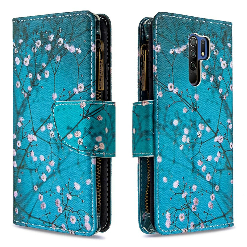 Xiaomi Redmi 9 Zip Pocket Tree Case