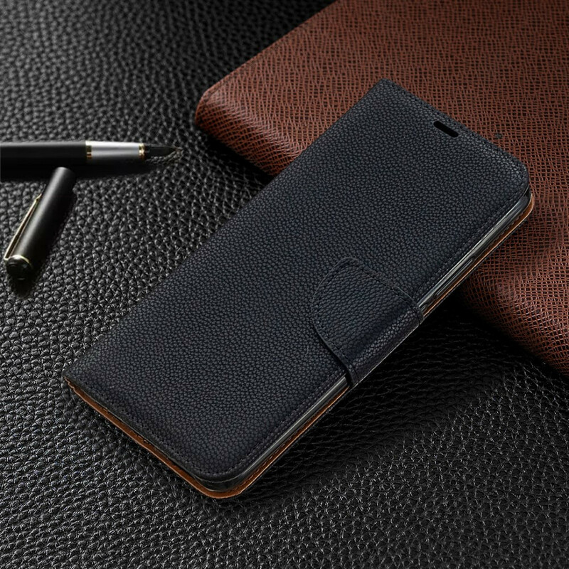 Xiaomi Redmi 9 Lychee Case Oblique Flap