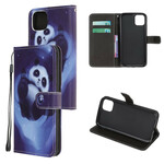 iPhone 12 Panda Space Lanyard Case