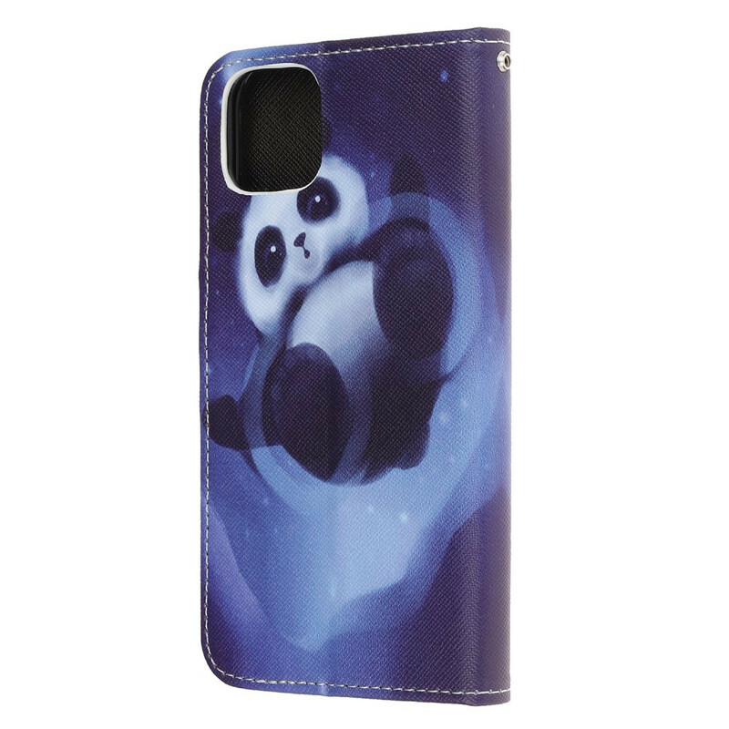 iPhone 12 Panda Space Lanyard Case