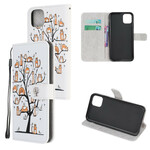 Funky Cats iPhone 12 Lanyard Case