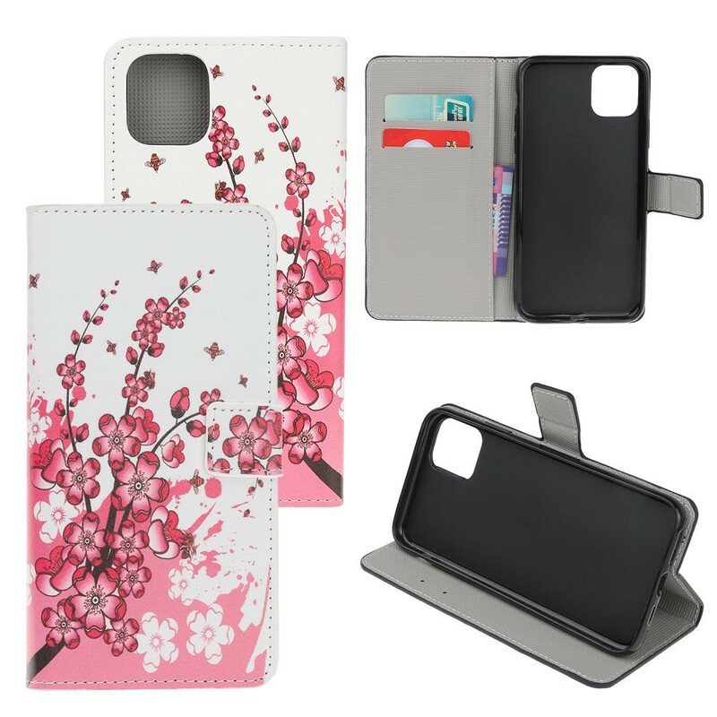 Cover iPhone 12 Tropical Flowers Cover iPhone 12 Tropical Flowers