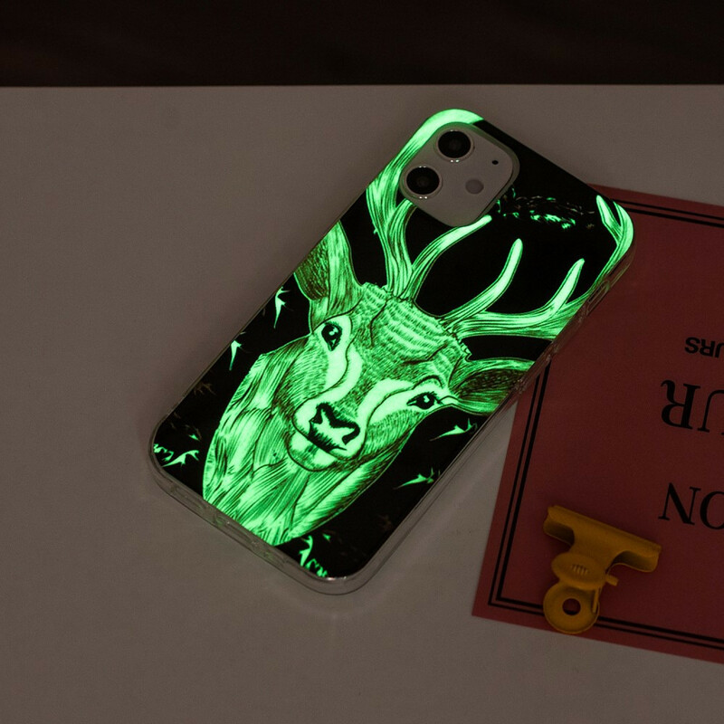 Case iPhone 12 Majestic Stag Fluorescent