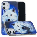 Case iPhone 12 Series Wolf Fluorescent