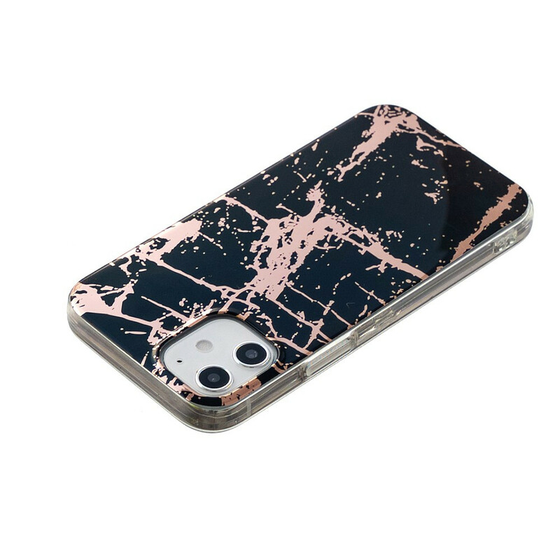Case iPhone 12 Marble Geometry Colorful 2