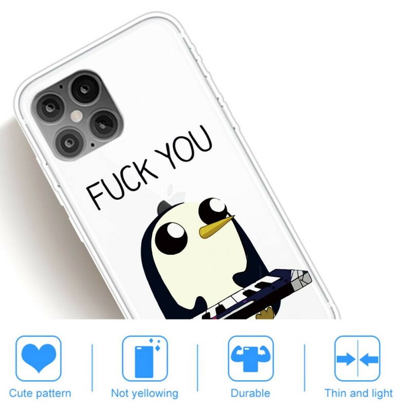 Case iPhone 12 Penguin Fuck You