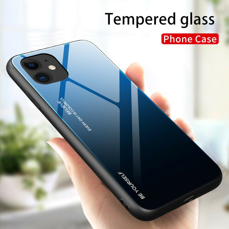 Be Yourself iPhone 12 Tempered Glass Case