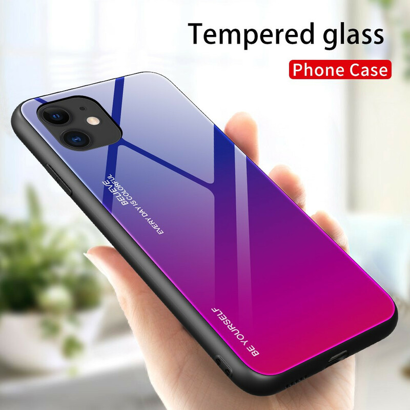 Be Yourself iPhone 12 Tempered Glass Case