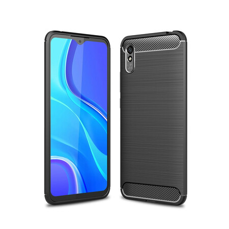 Xiaomi Redmi 9A Brushed Carbon Fiber Case