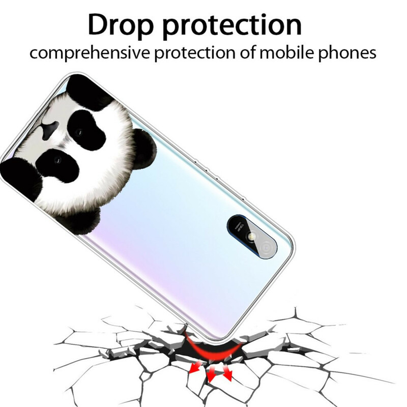 Xiaomi Redmi 9A Transparent Panda Case