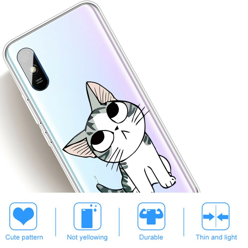 Xiaomi Redmi 9A Case Look at the Cats