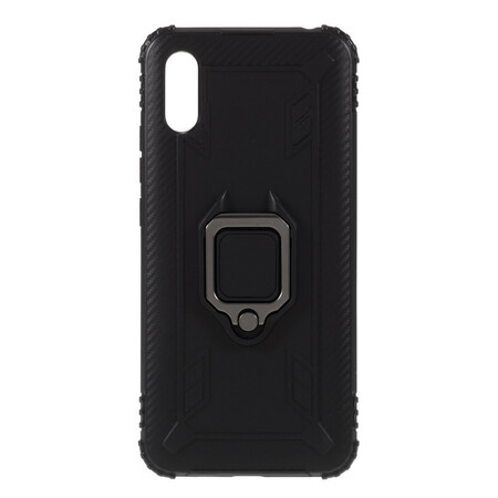 Xiaomi Redmi 9A Ring Style Carbon Fiber Case