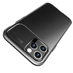 Case iPhone 12 Pro Max Flexible Texture Carbon Fiber