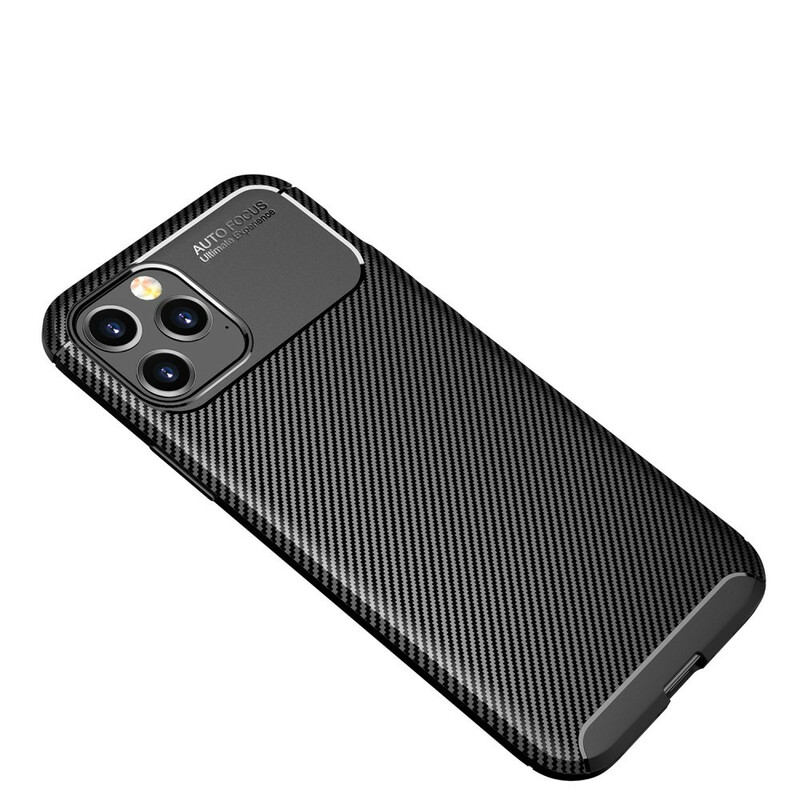 Case iPhone 12 Pro Max Flexible Texture Carbon Fiber
