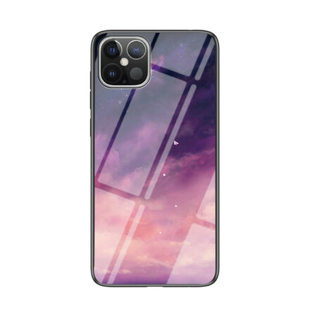 Case iPhone 12 Pro Max Tempered Glass Starry Sky