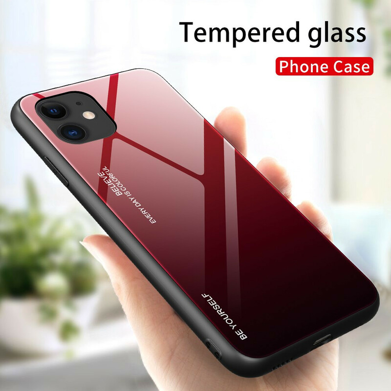 Case iPhone 12 Pro Max Tempered Glass Be Yourself