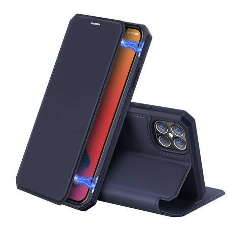Flip Cover iPhone 12 Pro Max Skin X Series DUX DUCIS