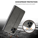 Cover iPhone 12 Pro Max LC.IMEEKE Effet Cuir