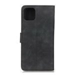 Cover iPhone 12 Max / 12 Pro Effet Cuir Vintage KHAZNEH